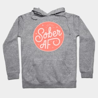 Sober AF - Peach Fuzz Hoodie